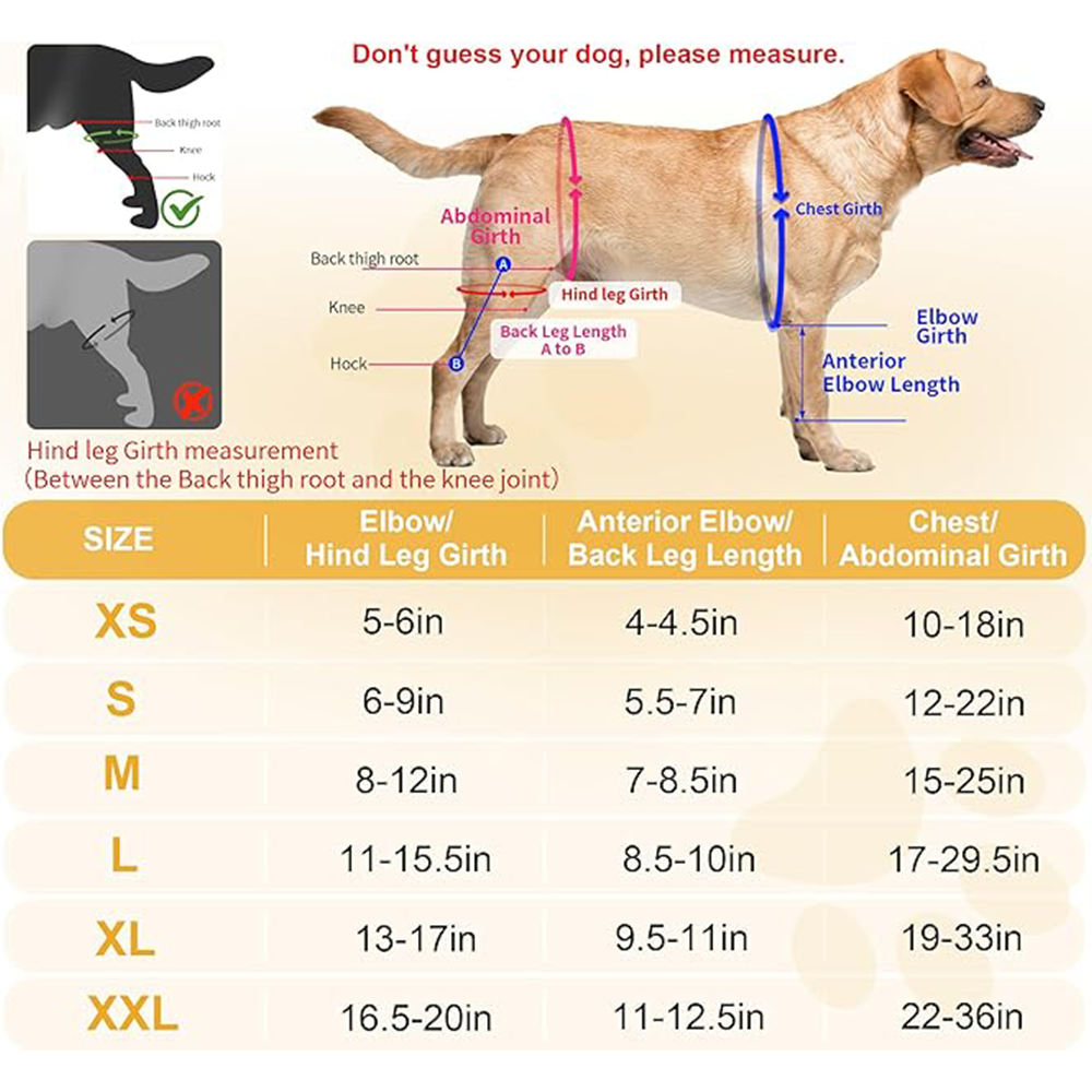 Detailed Size Chart