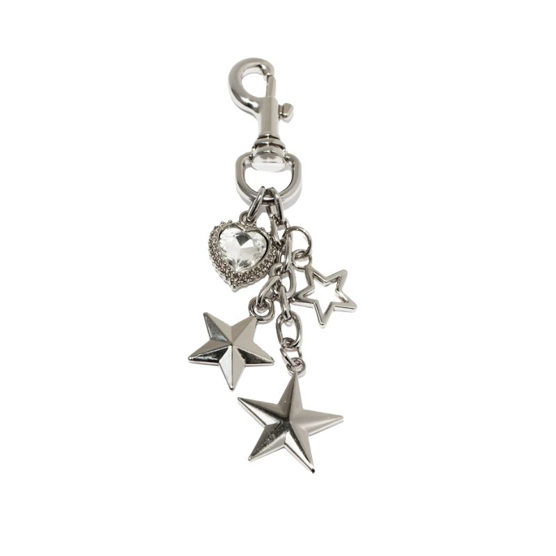 Shiny Star Metal Purse Charms