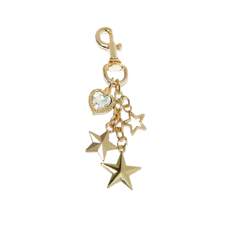 Shiny Star Metal Purse Charms