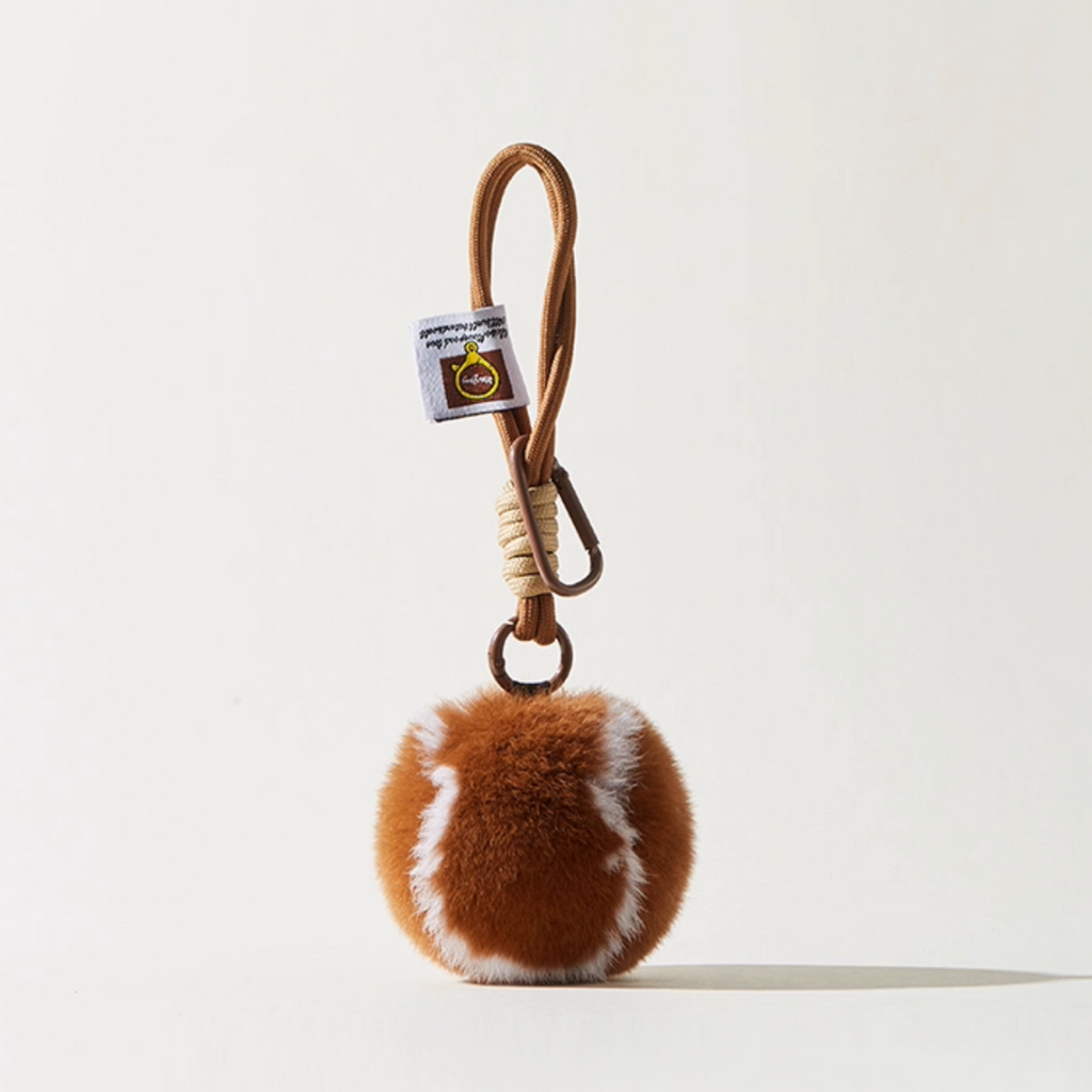 Soft Plush Baseball Purse Charms
