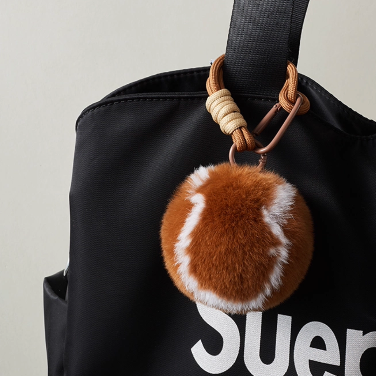 Soft Plush Baseball Purse Charms