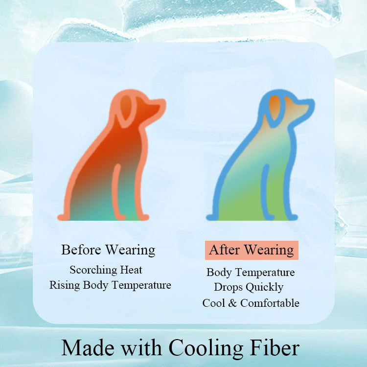 Spring Summer Cooling Dog Vest Stretchy T-Shirt Jumpsuit Dog Clothes