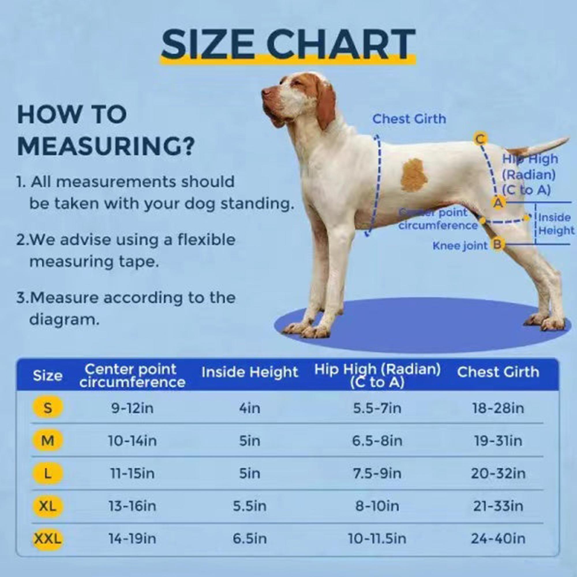 Stabilizing Dog Hip Dysplasia Brace with Lift Handle