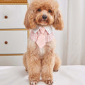 Pet Dog Bandana Striped and Cartoon Bow Tie Printed Cotton Dog Scarf Luxury and Cute Saliva Towel