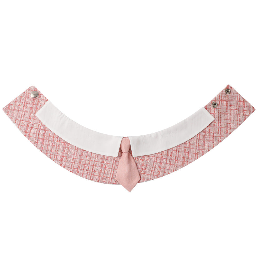 Pet Dog Bandana Striped and Cartoon Bow Tie Printed Cotton Dog Scarf Luxury and Cute Saliva Towel