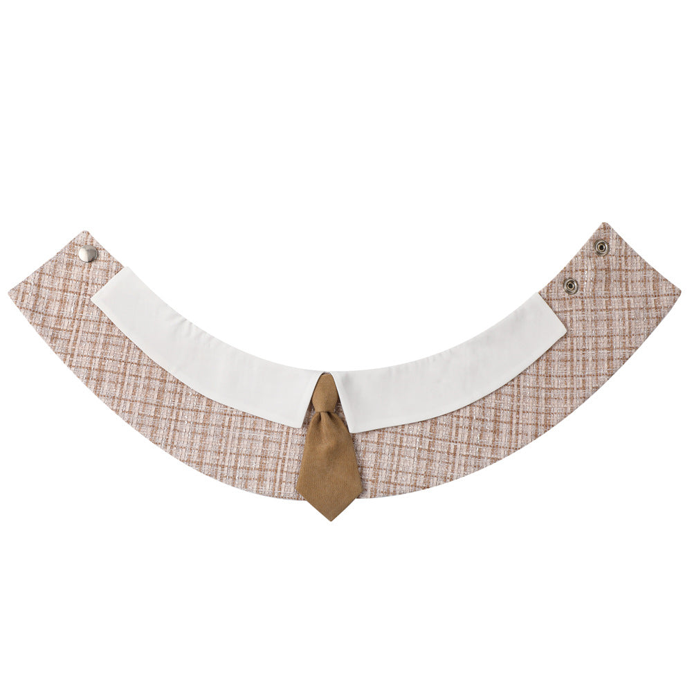 Pet Dog Bandana Striped and Cartoon Bow Tie Printed Cotton Dog Scarf Luxury and Cute Saliva Towel