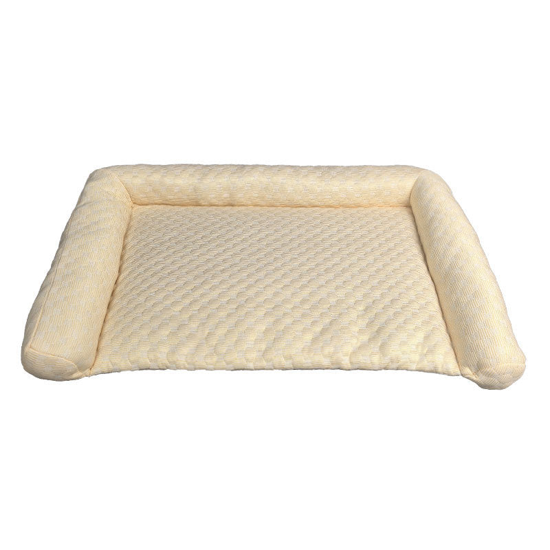 Summer Cooling Ice Silk Mat & Bed Set for Dogs Cats