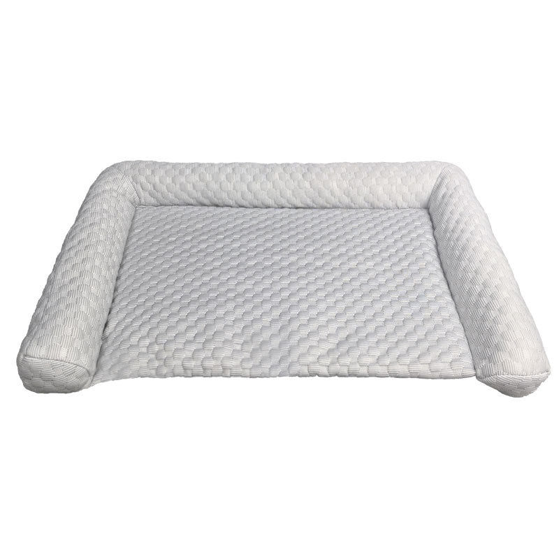 Summer Cooling Ice Silk Mat & Bed Set for Dogs Cats
