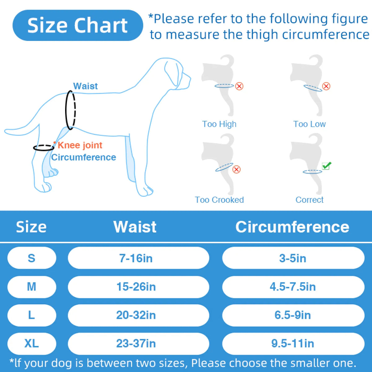 Detailed Size Chart