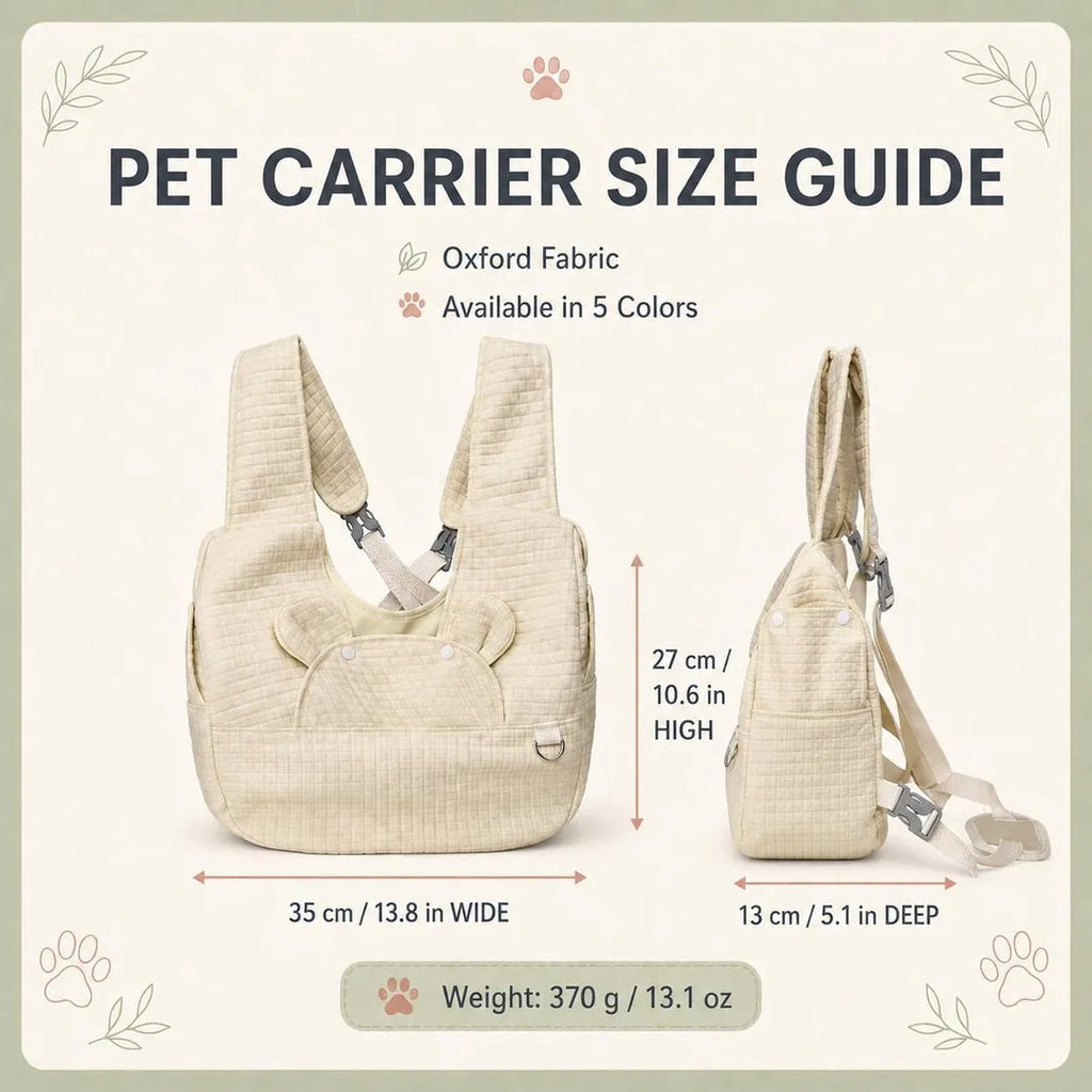 Puptailor Personalized Pet Carrier Backpack