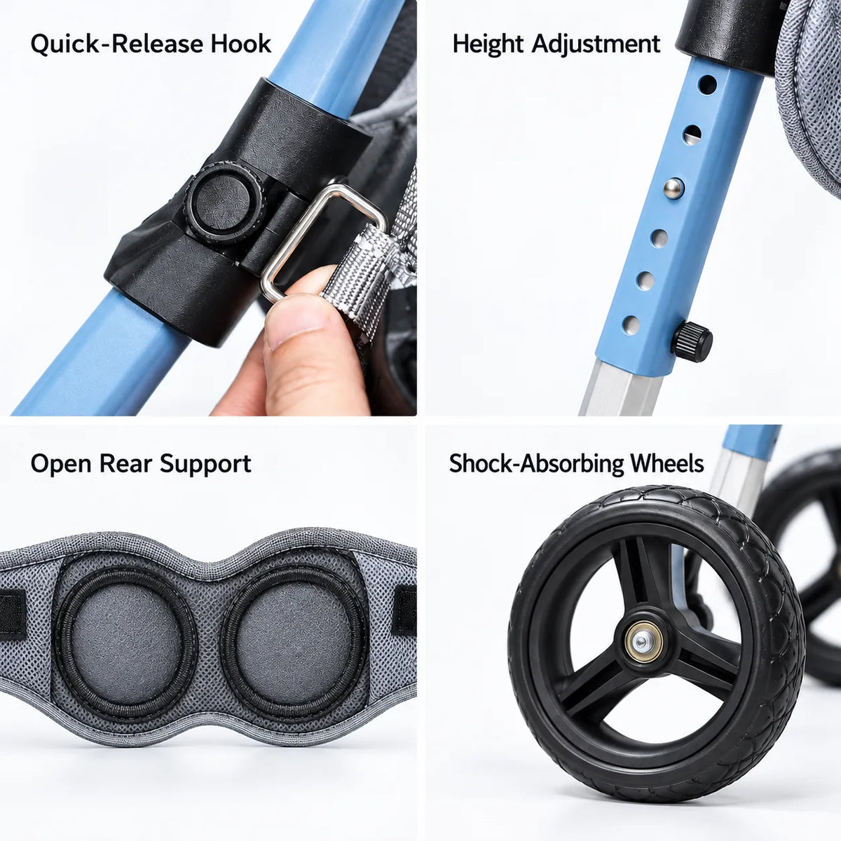 Full Body Support Dog Wheelchair