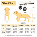 Large Dog Wheelchair for Back Legs – Adjustable Rear Support Mobility Cart for Senior & Disabled Dogs