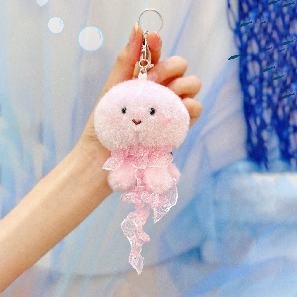 Cute Plush Bunny Purse Charm