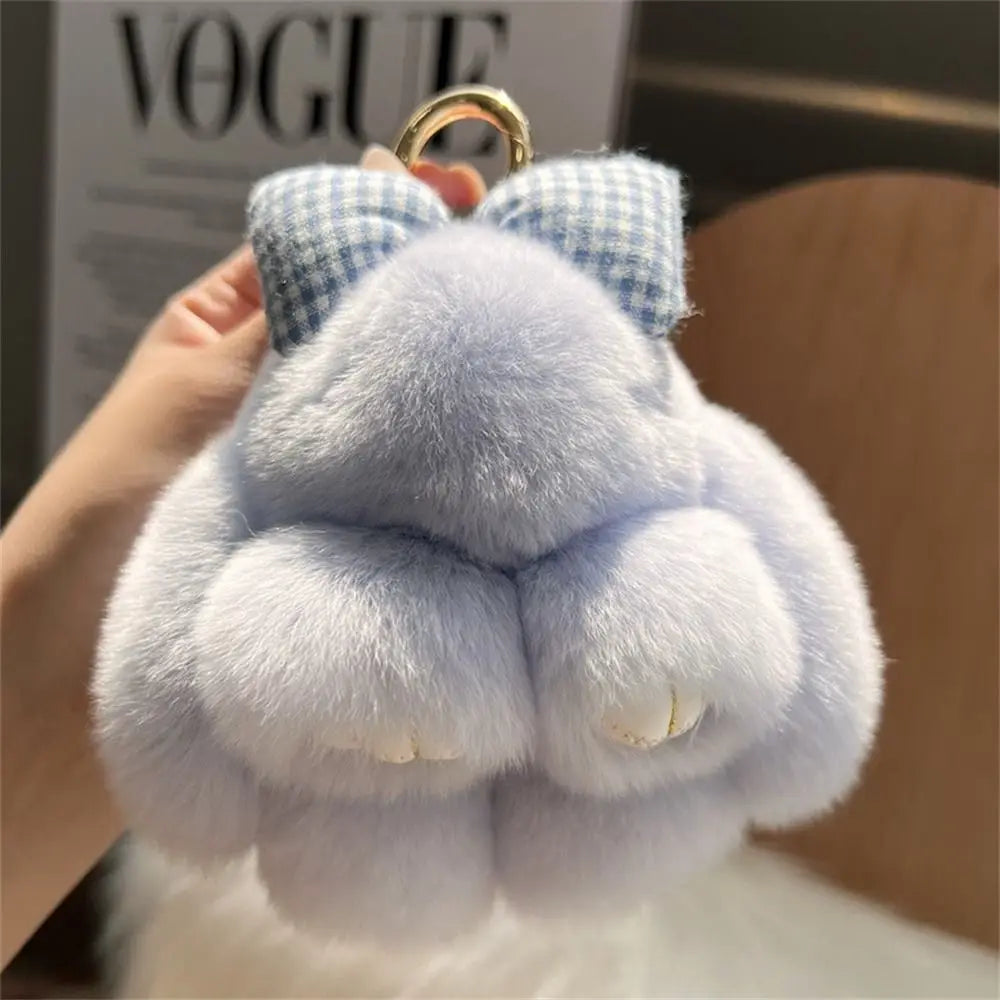 Cute Plush Bunny Purse Charm