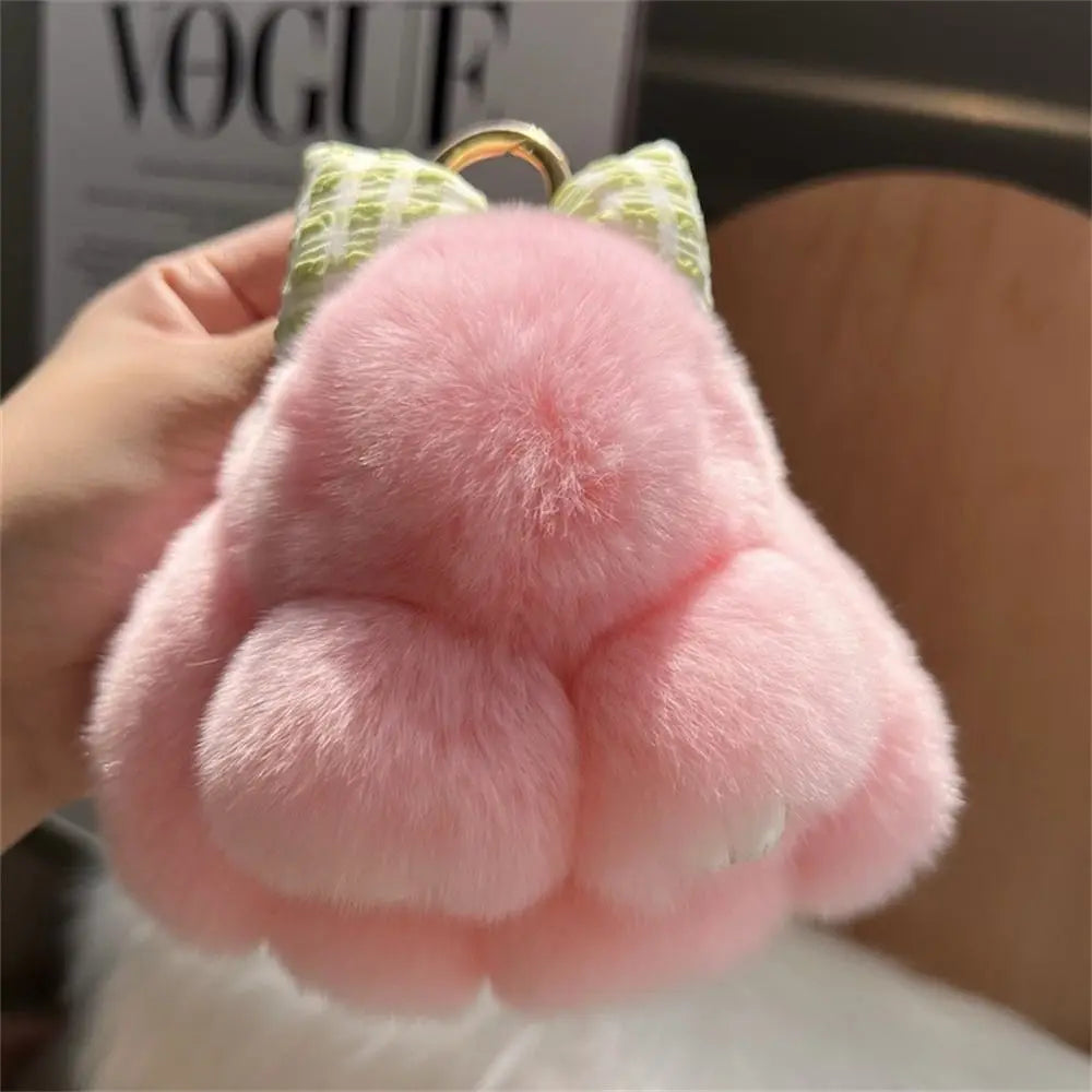 Cute Plush Bunny Purse Charm