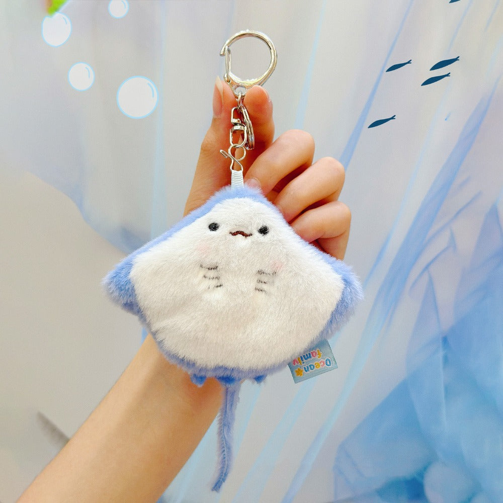 Cute Plush Bunny Purse Charm