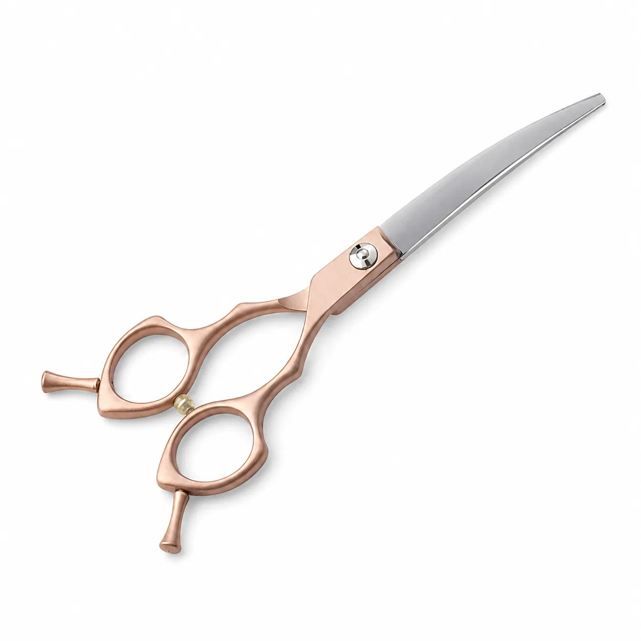 6.5-Inch Rose Gold Pet Grooming Thinning Shears, 15% Tooth Blade Scissors for Dogs and Cats