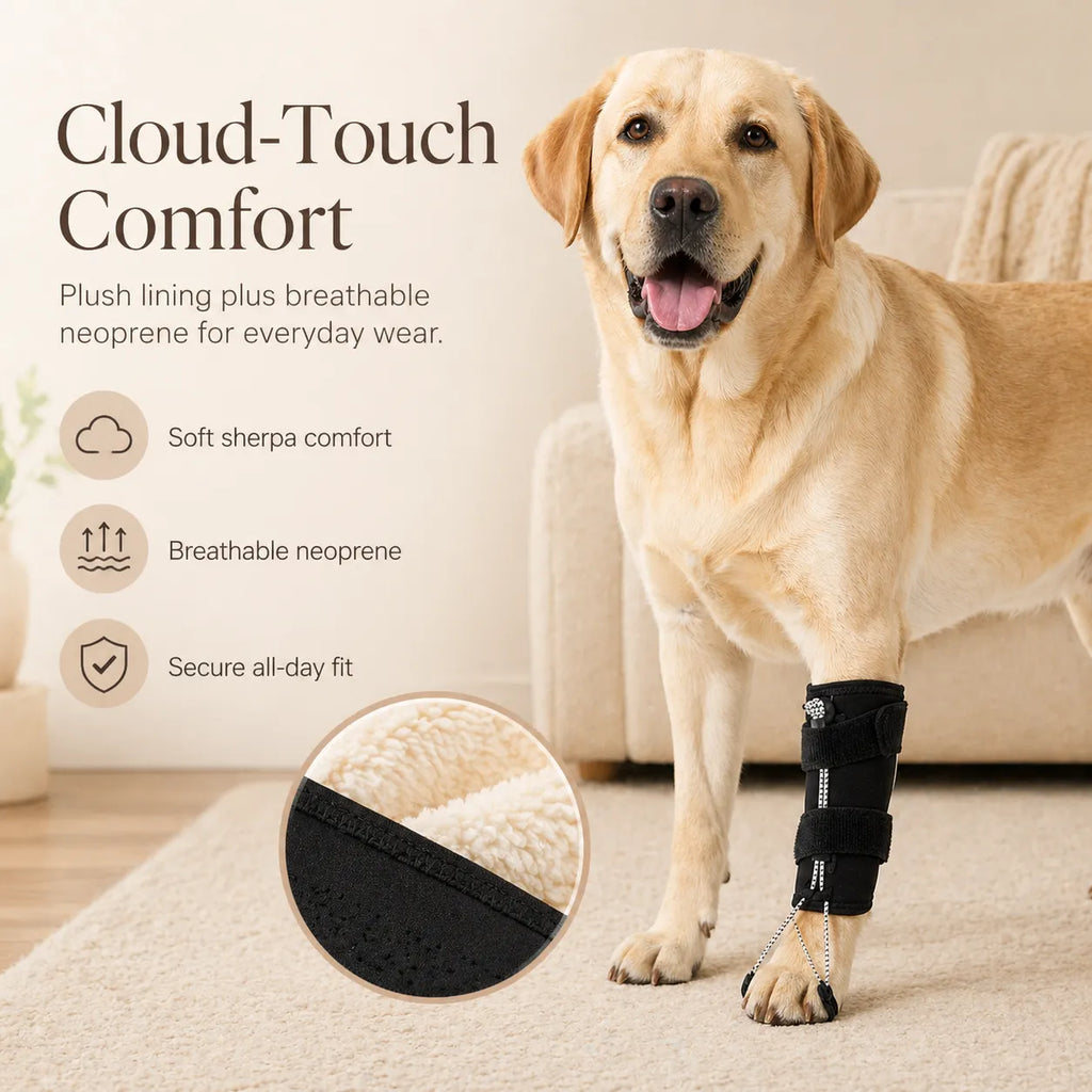 Dog Knuckling Brace for DM & IVDD - Anti-Drag Front & Back Leg Support