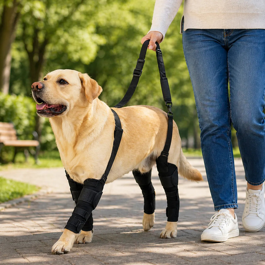 Dog Leg Support Brace with Lift Strap