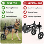 Large Dog Wheelchair for Back Legs – Adjustable Rear Support Mobility Cart for Senior & Disabled Dogs