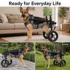 Large Dog Wheelchair for Back Legs – Adjustable Rear Support Mobility Cart for Senior & Disabled Dogs